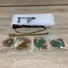 GI JOE 1964 Action Marine Beachhead Assault set Parts Flamethrower M1 Camo Net