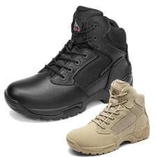 Men's Military Tactical Work Boots Hiking Motorcycle Combat Boots