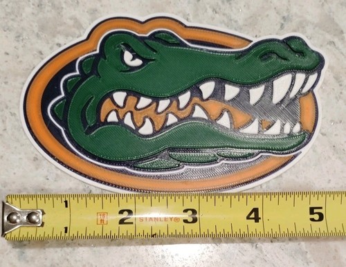 University of Florida Alligatoren Logo Hartplastik Aufkleber/Aufkleber  - Bild 1 von 2