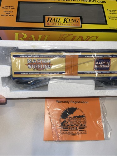 Rail King by MTH Electric Trains Marsh Wheeling Zigarren Modern Reefer #30-7854 - Bild 2 von 6