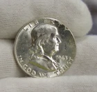 1963 US Franklin Halves 50c Nice Unc.