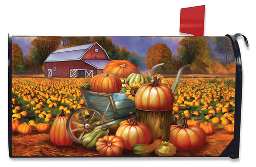 Briarwood Lane Pumpkin Farm Fall Mailbox Cover - Picture 1 of 5