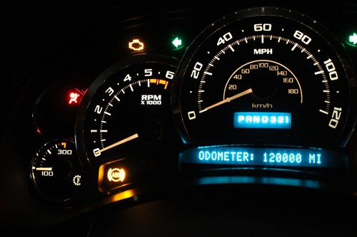 03-05 CADILLAC ESCALADE SPEEDOMETER INSTRUMENT CLUSTER GAUGES 15224133 REMAN - Picture 9 of 12