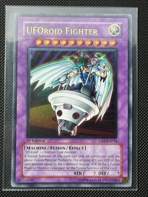 Yugioh! LP UFOroid Fighter - CRV-EN034 - Ultimate Rare - 1st Edition