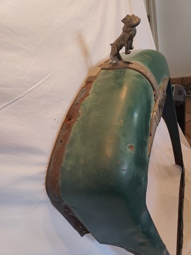 Vintage Hard To Find B Model Mack Radiator Shell / Shroud. Nice Find. Will Ship. - Picture 14 of 24