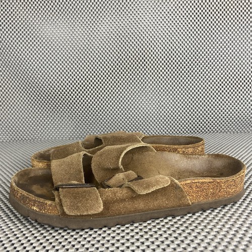 Birkenstock Arizona Sandals Womens 35 Brown Buckle Casual Made In Germany - Picture 3 of 11