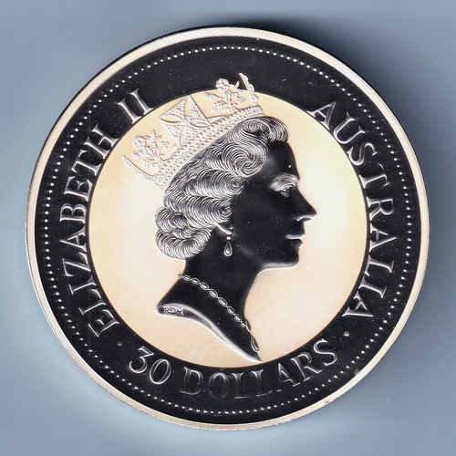 Australia. 1993 1 Kilo - Silver Kookaburra..Japanese Royal Wedding Privy.. BU - Picture 7 of 10