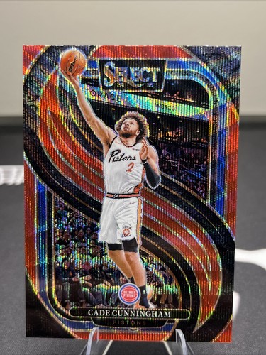 2024-25 Select Cade Cunningham Premier Red Wave Prizm #164 Kolben - Bild 1 von 2