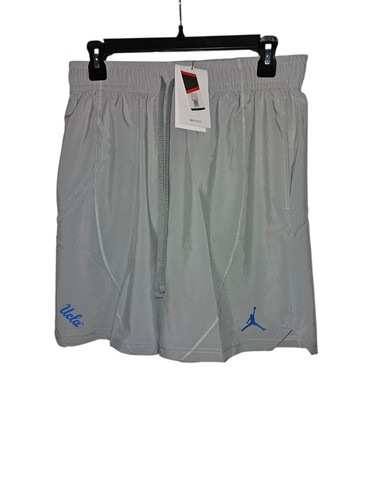 Nike Jordan NCAA UCLA Bruins Football Dri-Fit Shorts Mens Sz L Grey DQ9917-007 - Picture 1 of 3