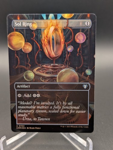 Sol Ring (Borderless) Commander Masters Foil - Picture 1 of 3