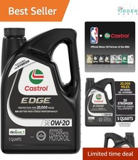 Full Synthetic Motor Oil 0W-20 5 Quarts Universal Fit Car Truck Hybrid 31.18 per gallon
