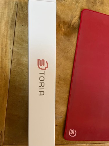 STORIA Greed Ruby Red Smooth Synthetic Material Mousepad 420x490mm - Picture 8 of 9