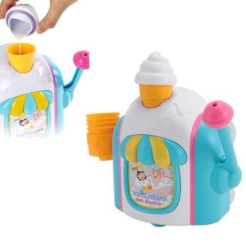 Juguete para hacer helados de baño con burbujas interesante para niñas y niños pequeños - Imagen 3 de 24