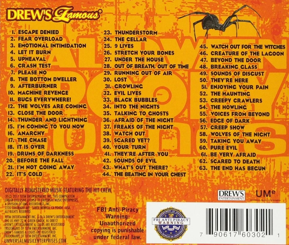 Various Artists Halloween Spooky Sounds (Various Artists) (CD) - Bild 2 von 2