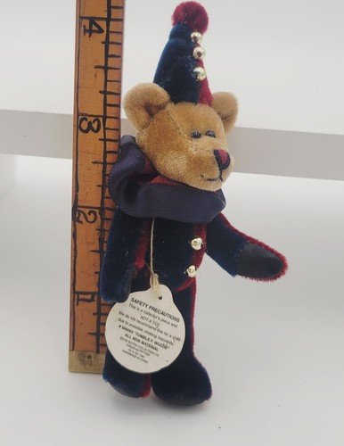 Boyds Bear~Felpa~T.F Wuzzies~Tumble~#596005~Oso de circo~Articulado - Imagen 6 de 9