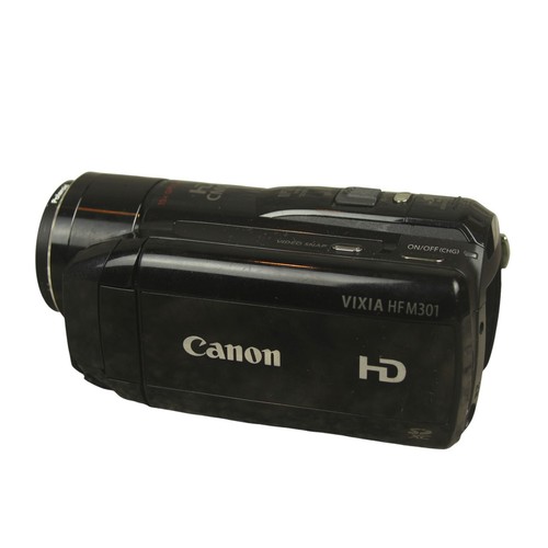 Canon Vixia HF M301 HD SD Card Camcorder With Two Batteries Untested For Part - Picture 3 of 15