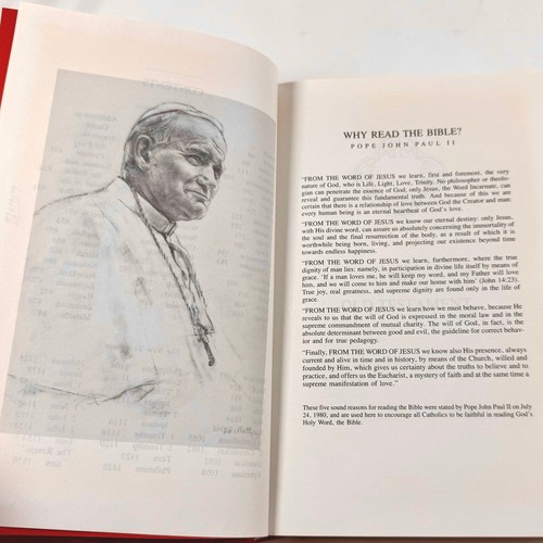 Catholic Living Bible Red Letter for Reenactments September 1988 Vintage Unused - Picture 5 of 10