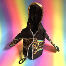 Rainbow High Doll Boy RIVER Kendall Clothes JACKET Hooded Logo Black Gold Coat