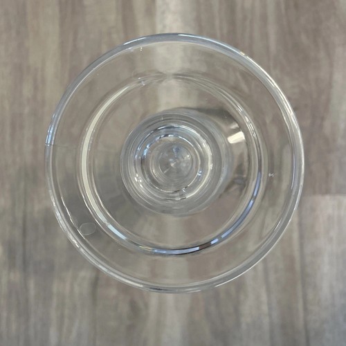 Clear Glass 12” x 4.5” Candlestick Holder Taper Or 3” Pillar - Picture 7 of 12