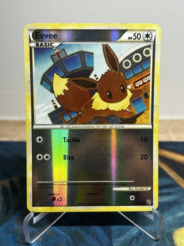Eevee 47/90 Reverse Holo HGSS Undaunted Pokemon Card