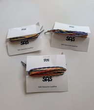 SAS Genuine 36  Rainbow Multicolor Shoelaces Lot of 3