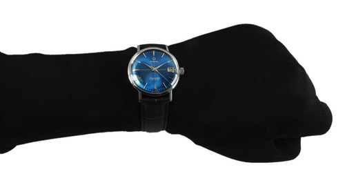 Vintage Omega Seamaster Deville Date Sunburst Blue DIal Herren Stahl Uhr um 1961 - Bild 12 von 12