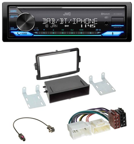 JVC Bluetooth DAB USB MP3 Autoradio für Dacia Lodgy Sandero Opel Vivaro - Bild 1 von 9