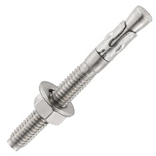 10Pcs 3/8x4 Inch Standard Fasteners for Heavy-Duty 304 Stainless Steel 3/8x4" 