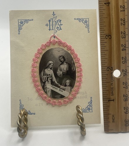 Saint Padre Pio Rose Petal From Tomb CATHOLIC 3rd Class Relic RELIGION - Foto 2 di 4