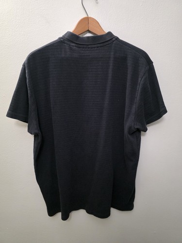 Craft Flow Polo Knit Shirt Black Men’s Size XL Ribbed Short Sleeve - Picture 8 of 8