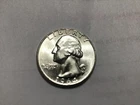 1964 silver Washington quarter. MS+++