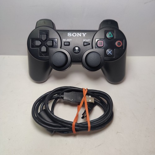 Genuine Sony Playstation 3 OEM Model CECHZC2U Sixaxis Wireless Controller Black