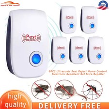Lot Ultrasonic Pest Reject Home Control Electronic Repellent Rat Mice Repeller