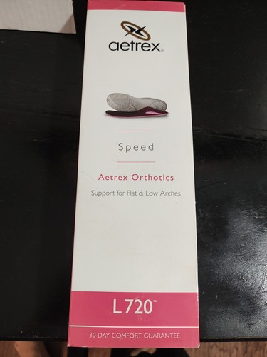 Aetrex Orthotic Insoles For Flat & Low Arches L720 Womens Size 9 NEW Speed - Picture 4 of 8