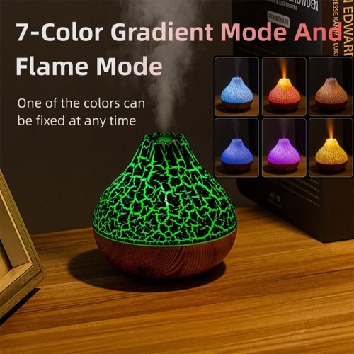 Colorful Mini Volcano Air Humidifier Quiet Water Mist Diffuser Household - Picture 8 of 8
