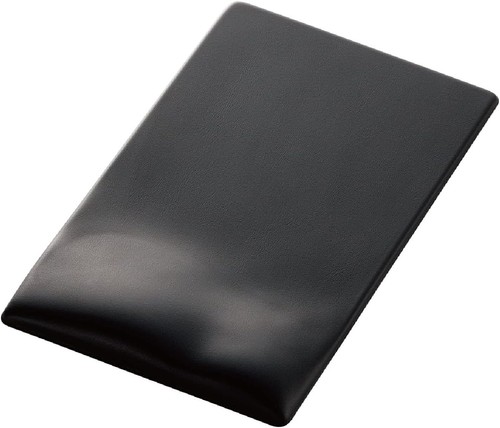 ELECOM Mouse Pad Wrist Rest FITTIO Gel Material Low Black MP-115BK - 第 1/6 張圖片