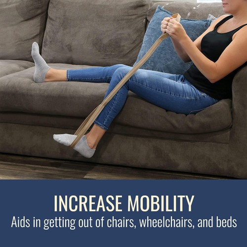 Strong Foot Loop with Aluminum Rod Strap for Injury Mobility - Picture 2 of 6