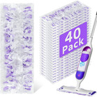 40 Pack Disposable Power Mop Refills Pads Compatible with Swiffer Power Mop,Spra