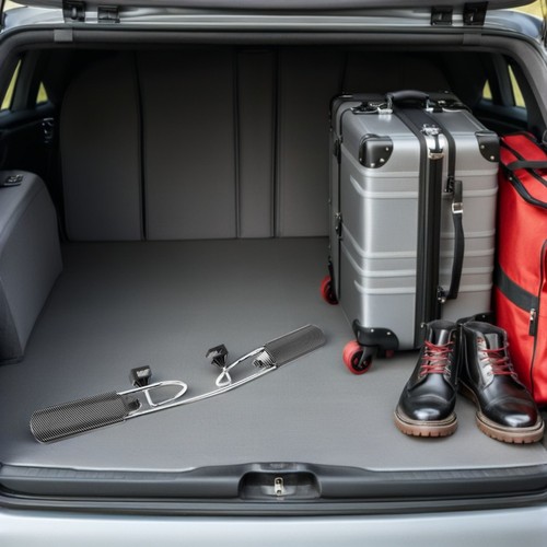 Car Seat Coat Hanger - Stainless Steel Vehicle Headrest Clothes Hanging Rack - Picture 8 of 12