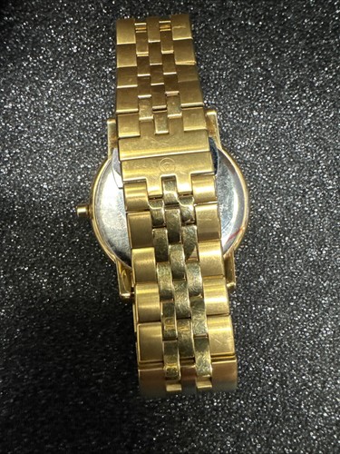 Movado Museum Classic Diamond Quartz schwarzes Zifferblatt goldfarbene Herrenuhr - Bild 6 von 7