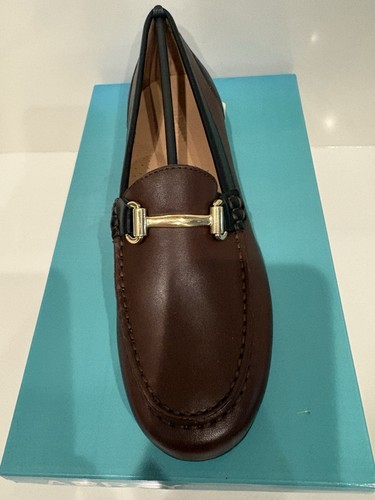Array Rory Brown Leather Loafers 9N New In Box