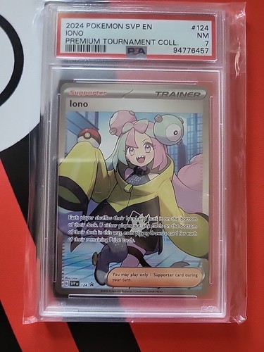 Iono 124 Sv: Scarlet & Violet Promo Cards Holo PSA 7 - Picture 1 of 6