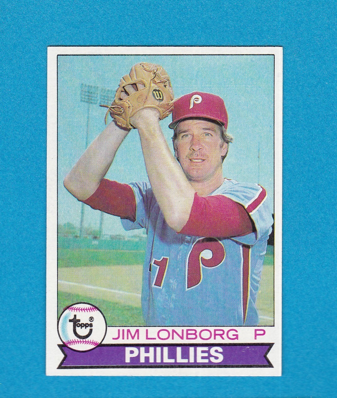 1979 TOPPS BASEBALL SET BREAK 446 JIM LONBORG PHILS NM/MT