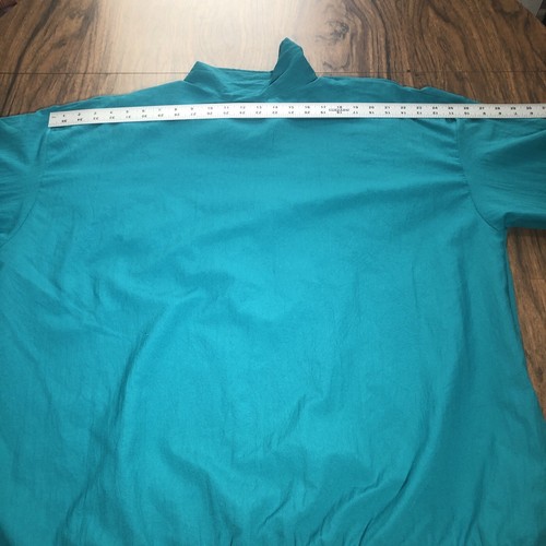 Vintage Teddi Lightweight Jacket Windbreaker Womens L Green Teal Full Zip Track - Picture 11 of 12