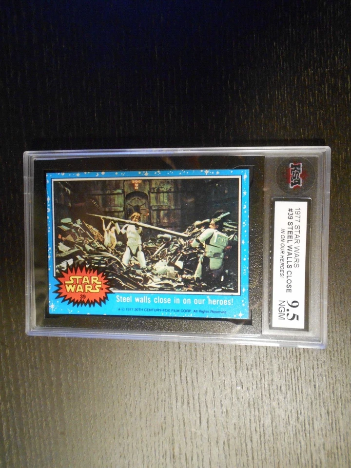 1977 STAR #39 WARS Steel Walls Close On Heros KSA 9.5 (PSA 10/APR $700) GEM 💎 - Image 3 of 3