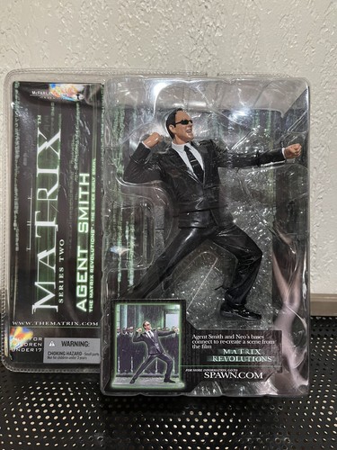 2003 MCFARLANE TOYS - MATRIX REVOLUTIONS SERIES 2 AGENT SMITH Factory Sealed New - Picture 2 of 11