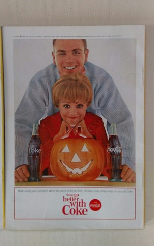 De colección. Impresión de anuncios en color de Coca Cola National Geographic abril octubre 1964 Halloween  - Imagen 3 de 10