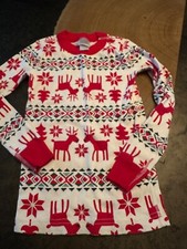 HANNA ANDERSSON PAJAMA LS TOP CHRISTMAS REINDEER FAIR ISLE STAR 5 EU 110