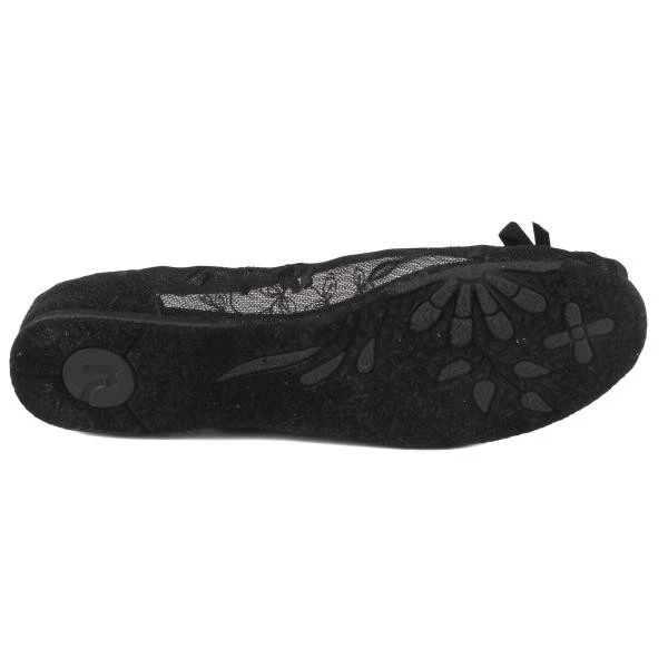 New REPORT Women Black Mesh Flat Ballet Casual Slip On Sandal Dress Shoe Sz 6 M - Image 3 of 3