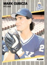 1989 Fleer #283 Mark Gubicza - Kansas City Royals